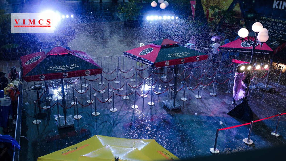 Chuẩn bị các biện pháp đề phòng rủi ro về thời tiết khi tổ chức sự kiện