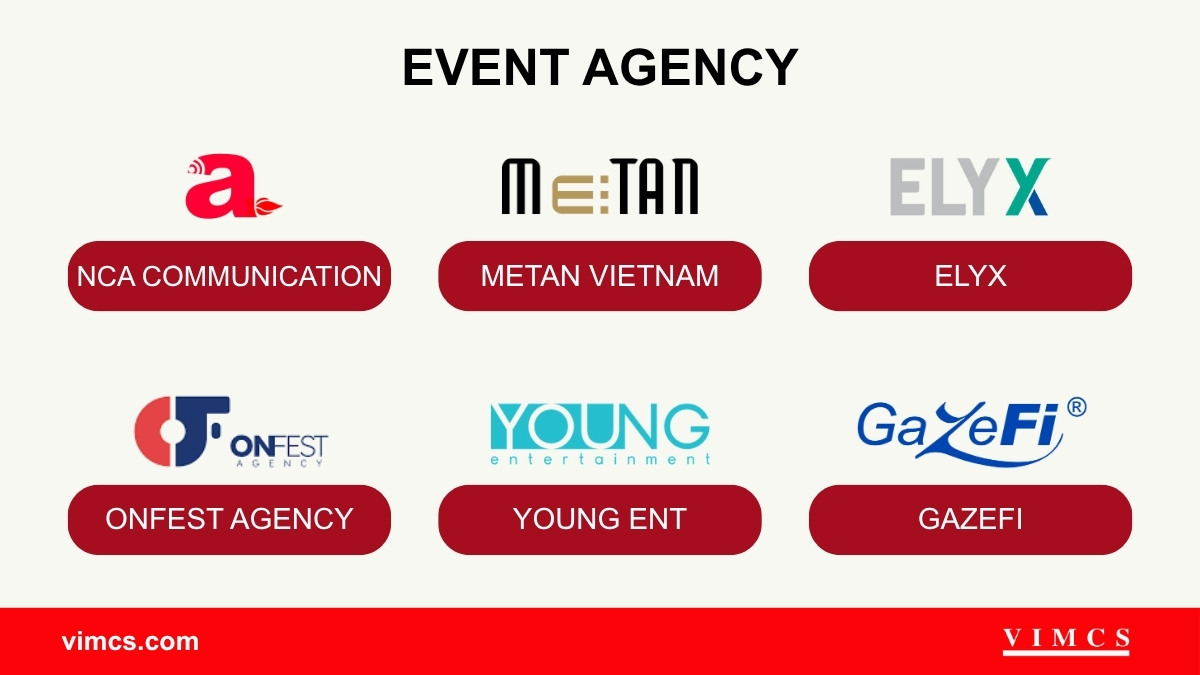 Các event agency tiêu biểu