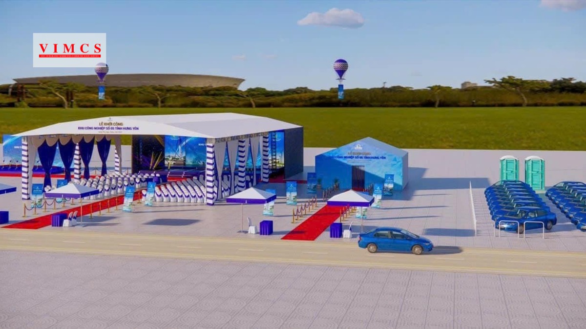 Thiết kế tổng thể khu vực tổ chức