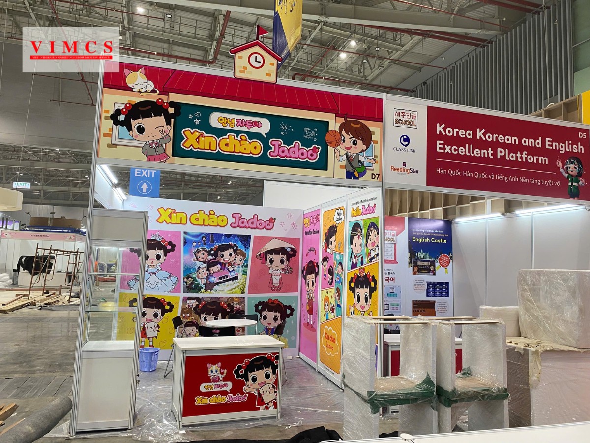 VIMCS thi công booth quảng cáo trọn gói